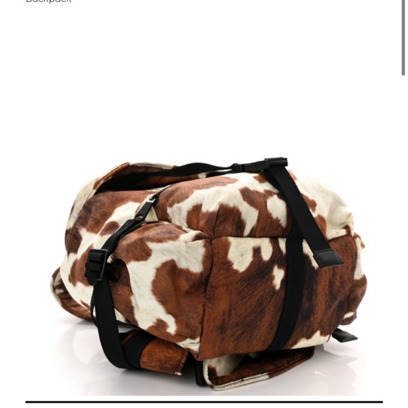 Burberry cowprint backpack - Picture 3 of 4